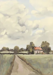 Una tranquila casa de campo