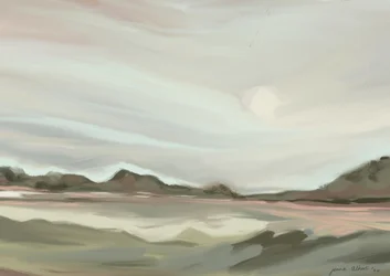 Paisaje abstracto y sereno