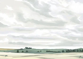 Paisaje rural sereno