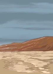 Paisaje sereno del desierto
