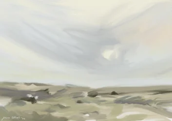 Paisaje de cielo sereno