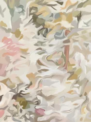 Abstracto floral en tonos suaves