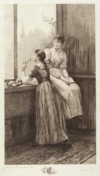 Sin título (Dos chicas en una ventana)
