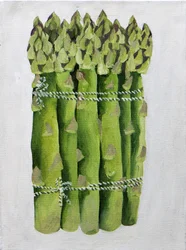 Espárragos,2013 (acrílico sobre lienzo)