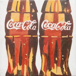 Botellas de Coca Cola (acrílico)