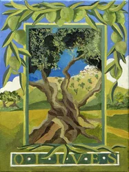 Aceitunas verdes, 2014 (acrílico sobre lienzo)