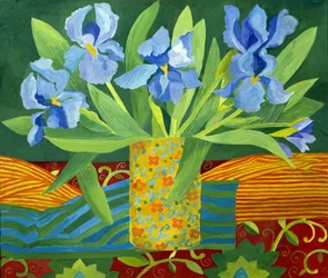 Iris, 2014 (acrílico sobre lienzo)