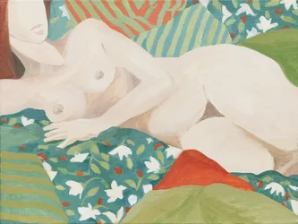 Desnudo recostado (acrílico)