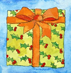 Regalo envuelto, 2011 (acuarela)
