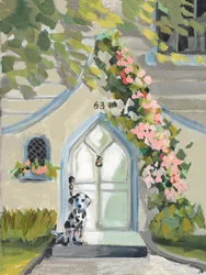 Puerta blanca