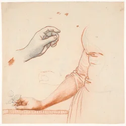 Estudio para el retrato de cuerpo entero de la Princesa Heredera Sofía Federica
