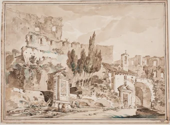 El interior del Coliseo, Roma