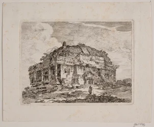 Un edificio de templo antiguo