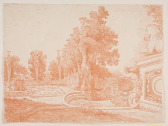 Jardín con arquitectura. Caprarola