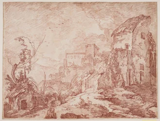 Paisaje fantástico italiano