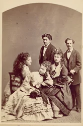 Familia Wohes, Nueva York, 1870s