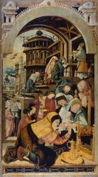 Circuncisión de Jesús, pintura de Jorg Ratgeb (hacia 1480-1526), óleo sobre tabla
