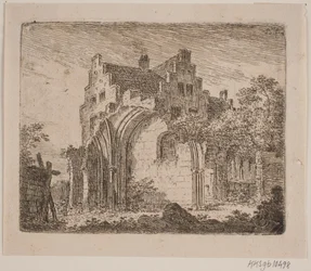 Ruina de un edificio monástico