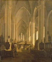 Vista interior de la Iglesia de San Juan en Hamburgo