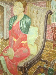 Retrato de Katherina Dawson Giles (1878-1955), c.1930