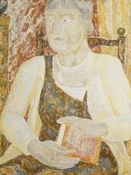 Retrato de la Sra. Ody con un Libro