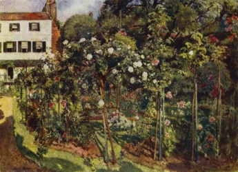 The Grove, Highgate, Vista del Jardín y la Casa