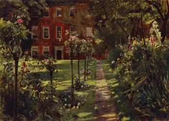 Casa Walpole, Vista de la Casa y el Jardín