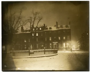 Escena de calle en Boston, Boston, EE.UU., c.1902-10