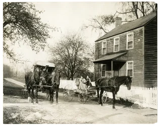 Pasando el tiempo del día con el vendedor de frutas, viaje en coche