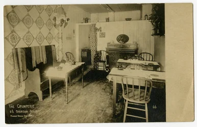 The Crumperie, 6 1/2 Sheridan Square, Greenwich Village, Nueva York, EE.UU., c.1917-19