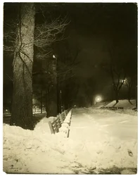 El Mall de noche, Boston, Mass, EE.UU., c.1902-10