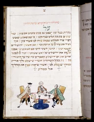 Libro de Oración (12,7 x 8,8 cm) Bambeg 1773. Al final de la oración para el neo (Día de la Luna Nueva) - Museo Judío en Basilea, Suiza