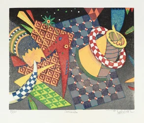 Casandra, 2014 (xilografía)