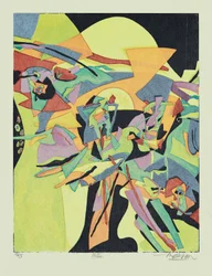 Clytie, 2013 (xilografía)