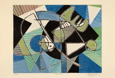 Maternidad, 2016 (xilografía)