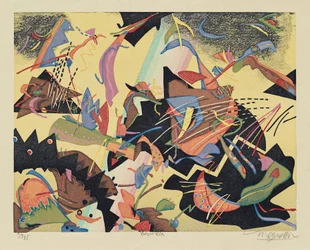 Pulcinella, 2000 (xilografía)