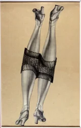 Collage “Deux belles jambes” - por Jindrich Styrsky (1899-1942) (48 de 35)