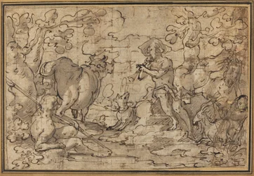 Mercurio y Argos