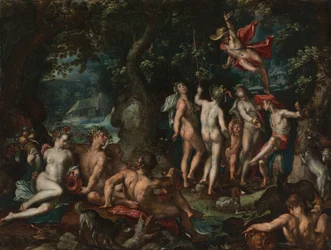 El juicio de Paris, 1602
