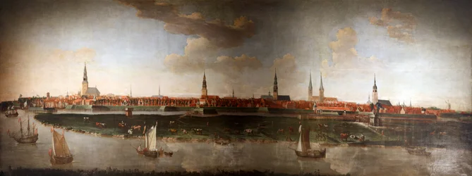 Alemán: City view of Hamburg 1861
