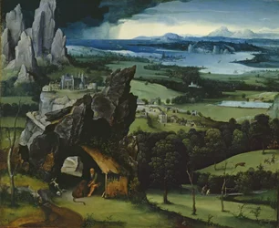 Paisaje con San Jerónimo
