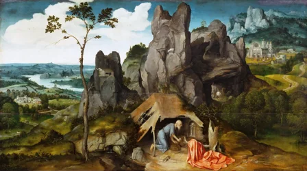 San Jerónimo en el desierto
