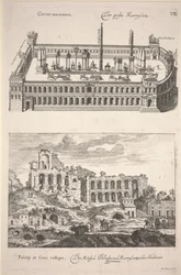 Ilustración de "Des Alten und Neuen Roms Grosser Schau-Platz" de Joachim von Sandrart