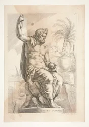 Júpiter Olimpio, de la escultura antigua