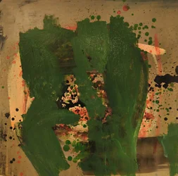 Abstracto en verde intenso