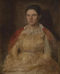 Agnete Skovgaard, nacida Lange, esposa del artista