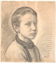 Retrato del pintor J.Th. Skovgaard de niño