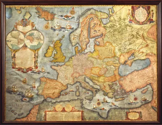 Mapa de Europa, 1686, de Joan Blaeu