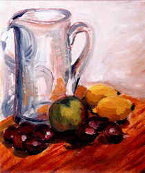 Jarra con castañas