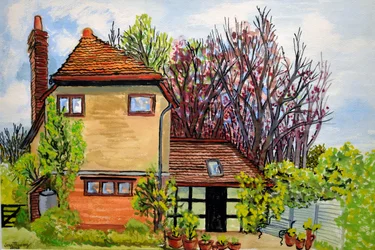 Casa de rosas, Cookham, Granja de Lord Astor, Cliveden, 2009